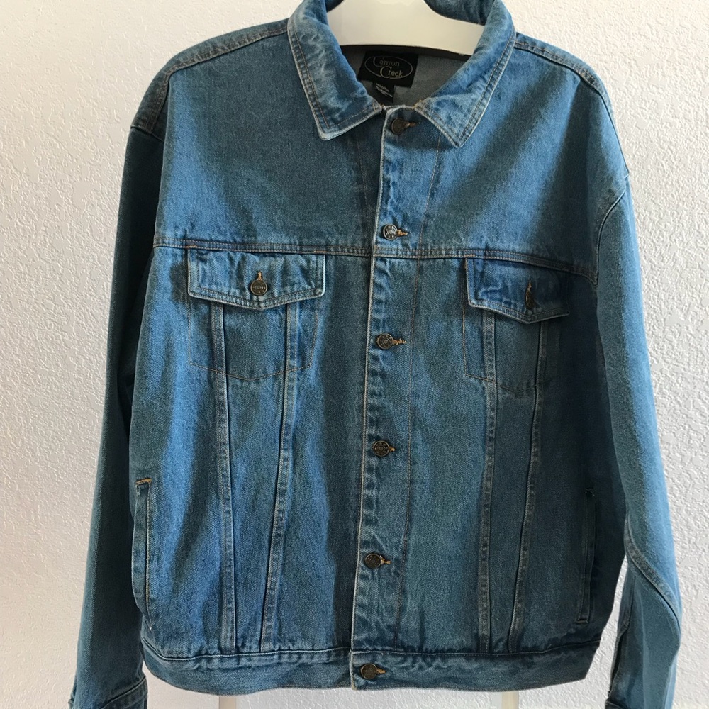 Mens Canyon Creek Denim Jacket. - Picture 3 of 8